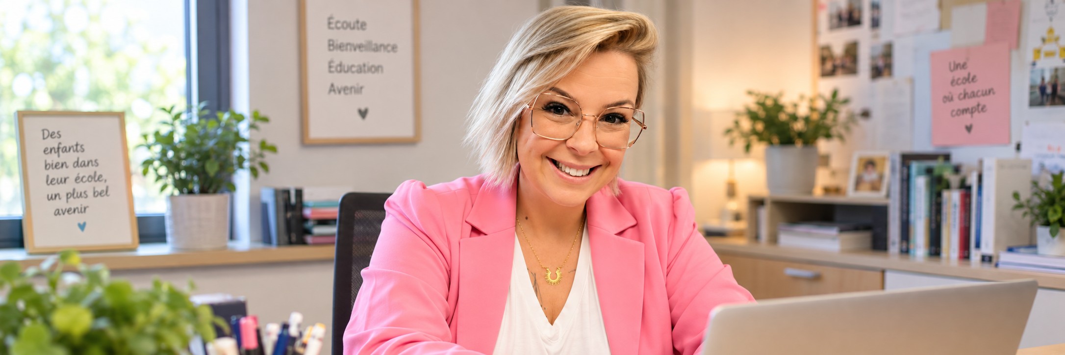Stéphanie De Coster, directrice de l’École Sainte-Marguerite